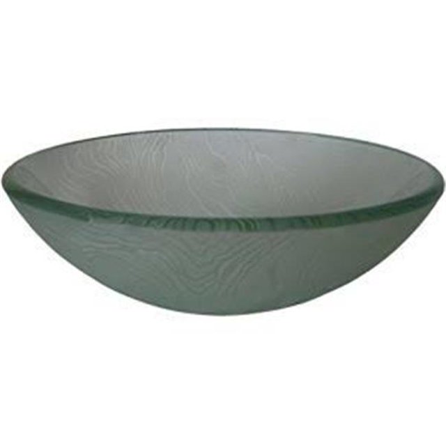 Novatto TIS-311ORB Gelo Verre Récipient Salle de Bain Évier Set&44; Bronze Frotté à l'Huile