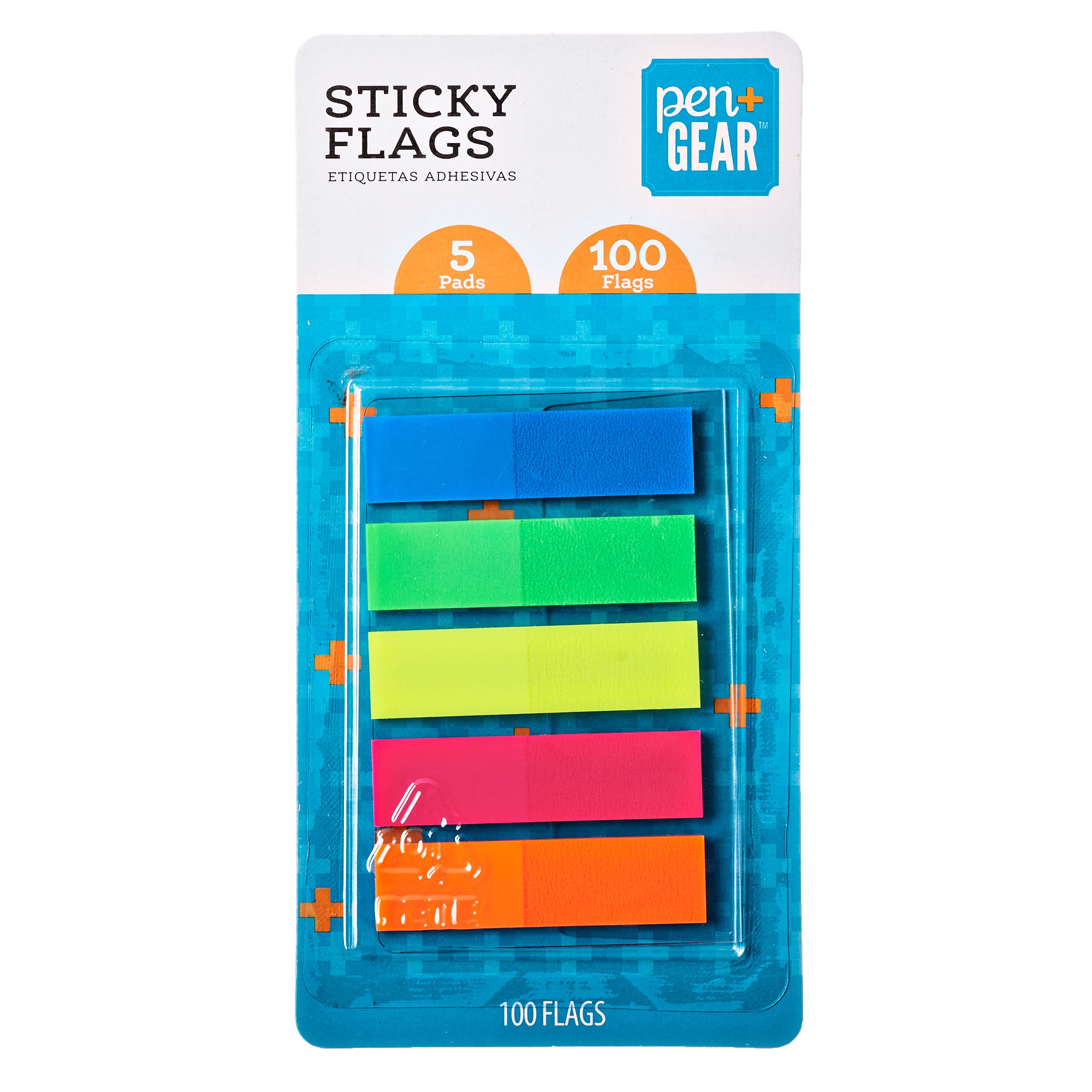Pen + Gear Sticky Flags Assorted Colors, 45 mm x 12 mm