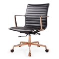 thumbnail image 5 of Meelano M346 Office Chair In White Italian Leather, 5 of 7