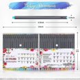 thumbnail image 3 of Ensemble de 36 Stylos Planificateur de Journal, Stylos Colorés Pointe Fine Marqueurs Pointe Fine Dessin, Poreux, 3 of 4