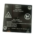 thumbnail image 1 of 24V 12V Cama con calefacción 220 * 220 * 3 mm licencia caliente para impresora 3D Negro shamjiam Cama de calor de impresora 3D, 1 of 5