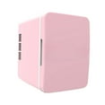 thumbnail image 3 of Mini refrigerador compacto, refrigerador de maquillaje con temperatura ajustable, refrigerador portátil para bebidas para Rvs, Camping, sala de estar rosa, 3 of 8