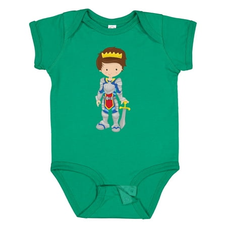 

Inktastic Boy Prince Brown Hair Knight In Shining Armor Boys Baby Bodysuit