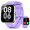 Purple, variant on EYIIOSS 1.83" Smart Watch, Alexa Built-in, 100+ Sports Modes and Fitness HD Touchscreen Smartwatch for Women Men, Compatible with Android and iPhone, Black