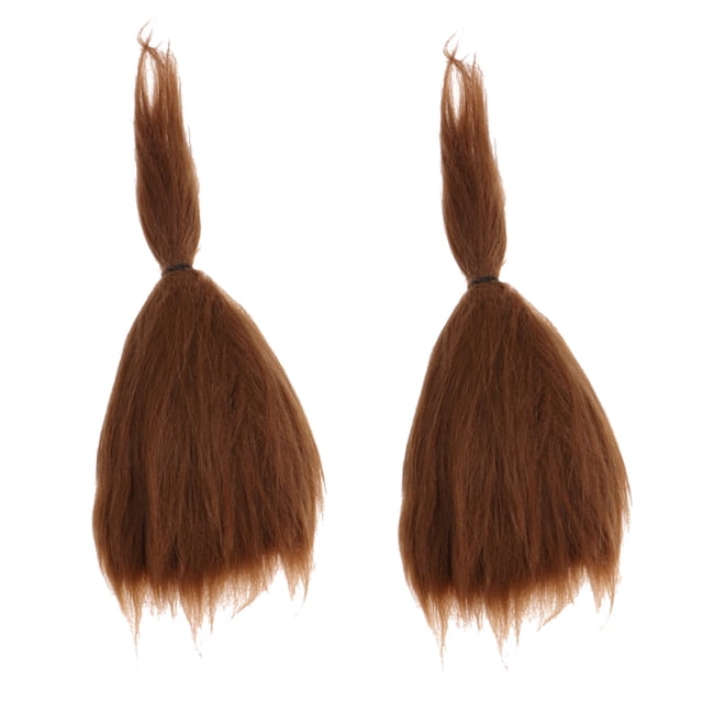 2 Piezas de Bricoje Supplies Pure Mohair Hair para Bebé Recién Nacido Sunnimix Cabello de muñecas renacidas