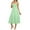 Green, variant on Ecqkame Womens Summer Slip&nbsp;Dress Sexy Sleeveless Off Shoulder Spaghetti Straps Long Dress Side Split Drawstring Flowy Holiday Dress Purple S