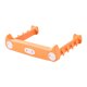 thumbnail image 1 of Yuarrent Soporte para bolsas de basura colgador de bolsas de basura montado en la pared, estante sin perforaciones para el hogar, oficina, baño, Cocina y Comedor Naranja, 1 of 6