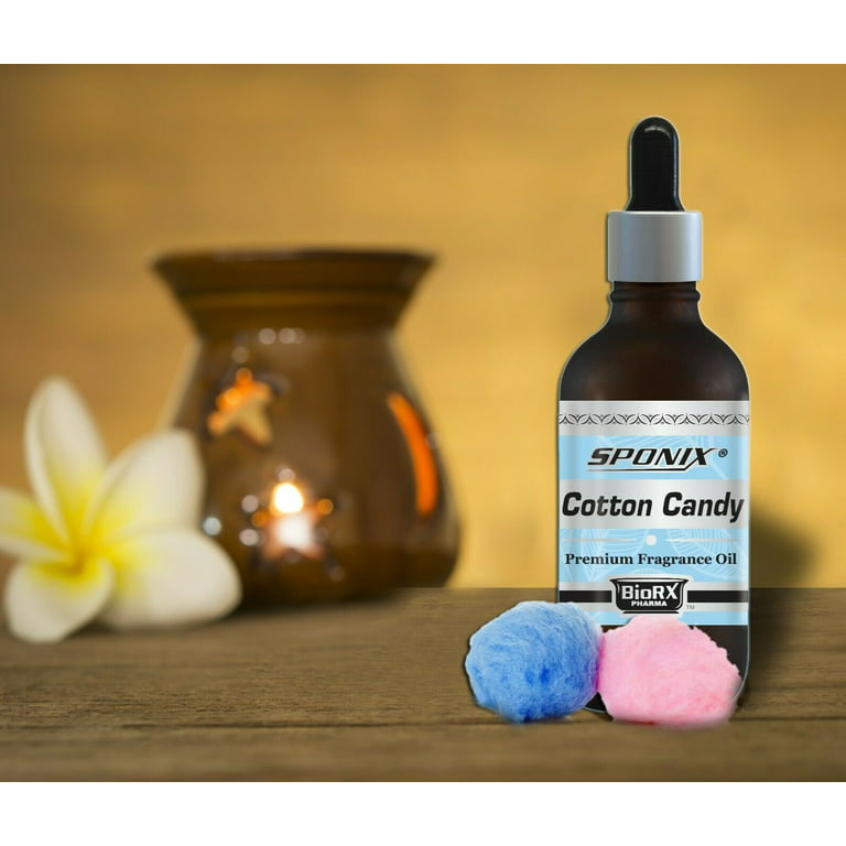 Cotton Candy Fragrance Oil 1 oz (30 ml) Aromatherapy - 100% Pure Organic  Aromatic Premium Essential Scented Perfume Oil by Sponix Made in USA 