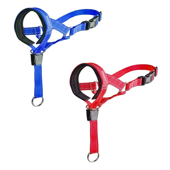 Dog Head Collar, No Pull Head Halter with Soft Padding, Reflective Soft Padded Snout Harness for Medium Large Dogs German Shepherd, Labrador *2PCS