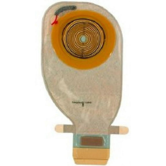 Assura Inspire Filtered Ostomy Pouch, One-Piece System, 11-1/4 Inch Length, 1 Inch Stoma, Drainable, Opaque, 10 Count