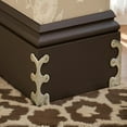 thumbnail image 3 of Solid Brass Vintage Metal Corner Guard for Furniture, Cabinets, and Boxes, Black, 10 Piece, 3 of 8