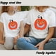 thumbnail image 3 of Calcomanías de impresión de cara sonriente de calabaza para Festival de Halloween, pegatinas de transferencia de calor DTF, listas para presionar para bolsas de ropa, 3 of 4