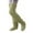 czb# Green663, variant on Socks For Women Winter Striped Fuzzy Warm Socking Over The Knee Socks Thick Woolen Leg Warmers Leggings Stockings Breathable Lightweight Footwear,Khaki,One Size