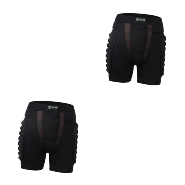 Sonducket Patinaje Esquí Almohadilla de cadera Protección Pantalones de cadera Rodillo transpirable para esquiar XXXL Negro XXXL 2piezas