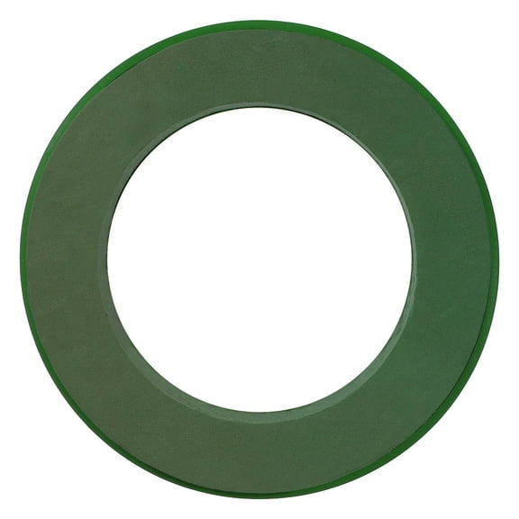 MUSEYA Floral Arrangement Aid Flower Foam Ring for Wedding Car Green Plastic Storage Ring for Parties 1Pcs