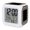 Black, Brown, variant on Orange Fall Geometric Digital Alarm Clock for Bedrooms,Smart LED Alarm Clock with 7 Color Changing Night Light,Modern Abstract Art Plaid Gingham Silent Wake Up Clocks for Sleep Study 3.2"x3.2"