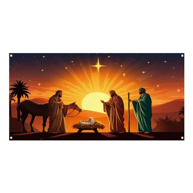 Dsscvnef Holiday Cheer Garage Festive Christmas Banner With Bright Colors Festive Design Perfect for Auto Enthusiasts Home Garages Easy Hanging Durable Material