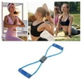 thumbnail image 2 of Unique Bargains 1 Pc Durable 8-Shaped Yoga Stretch Band for Stretching 14.17"x3.74" Blue, 2 of 4