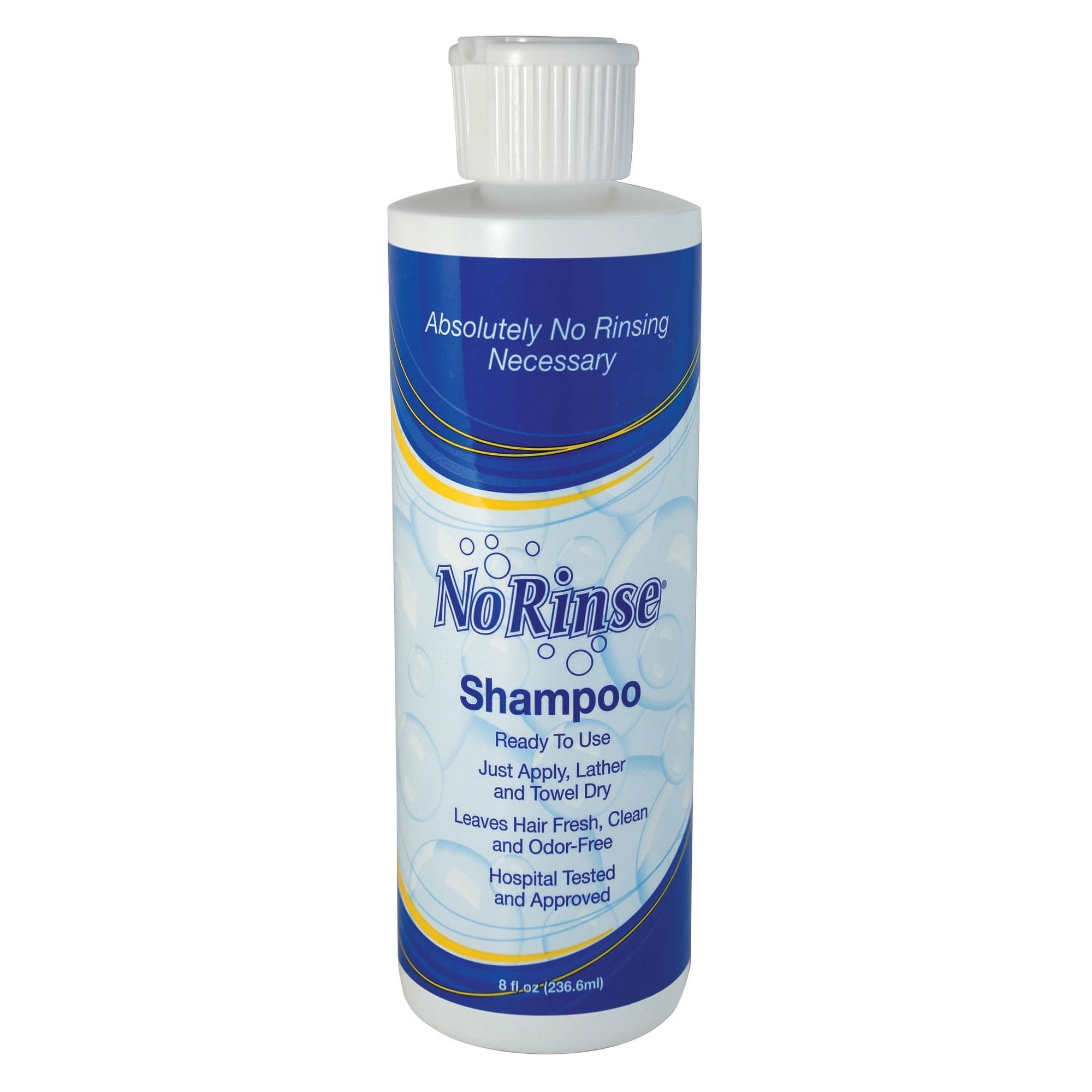 No-Rinse Shampoo, Alcohol-Free, Ready-To-Use, 8 oz - 2 Bottles