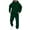 Army Green, variant on Mens Tracksuit Set Long Sleeve Hooded Sweatshirt and Sweatpants Joggers Set 2 Piece Sweatsuits for Men Hooded Gym Sweatsuits Plain Yoga Pants Outfit Casual Athletic Sets Black XXL