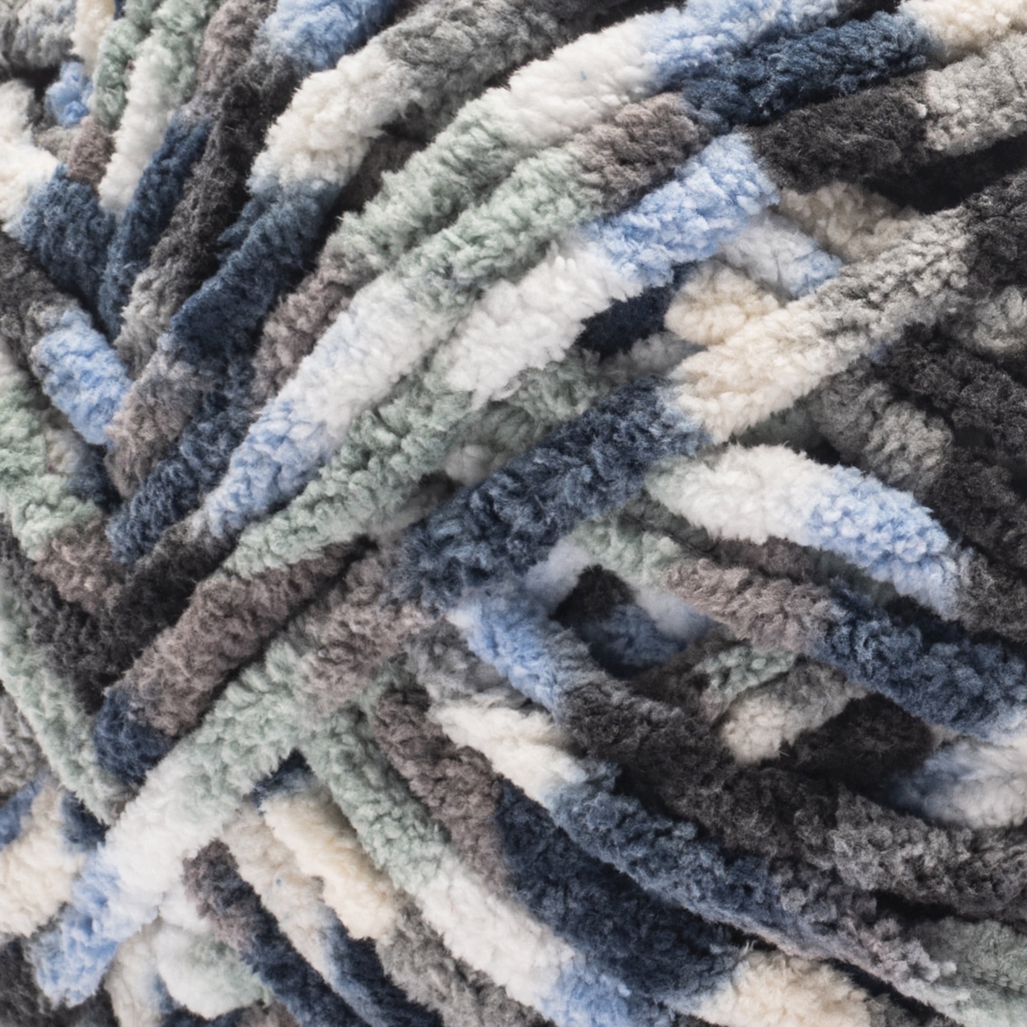 Bernat® Blanket Pixel™ #6 Super Bulky Polyester Yarn, Out At Sea 10.5oz/300g 191 Yards