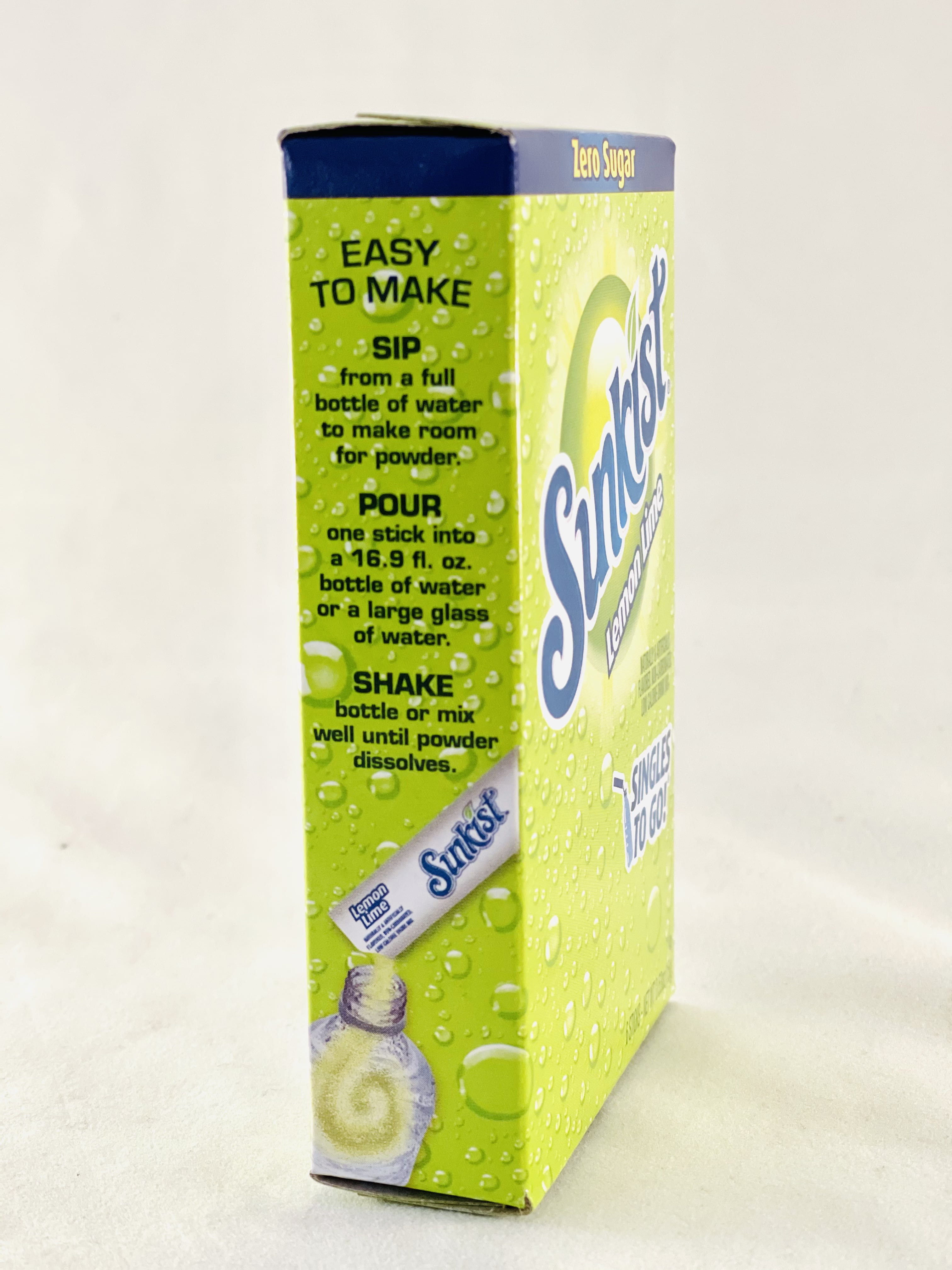 Sunkist Lemon Lime Drink Mix Singles To Go, 6 ct - Case of 12