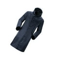 thumbnail image 1 of Wosthever Chubasquero largo impermeable, tiras reflectantes, abrigos de lluvia gruesos a prueba de viento, chaqueta reutilizable para senderismo al aire Paraguas de lluvia Azul oscuro XXL Wosthever HA070745-02, 1 of 6