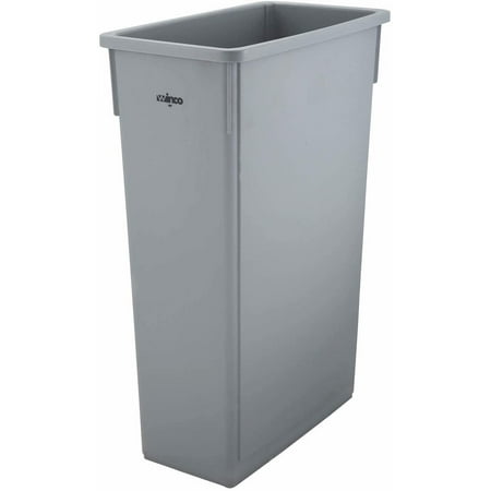 

Winco PTC-23SG Slender Trash Can 23-Gallon Gray Medium