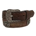 thumbnail image 3 of Ariat A1038102-38 1.5 in. Mens Floral Tooled Longhorn Head Concho Belt, Brown - Size 38, 3 of 4
