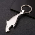 thumbnail image 2 of Rhinestone Shark Pendant Keychain Metal Animal keychain shark Corkscrew Bottle Opener Keyring Key Holder Decor Accessory, 2 of 8
