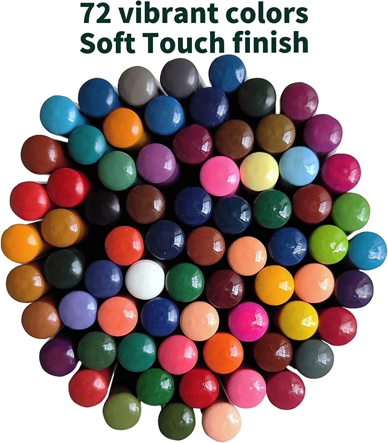 72 Colored Pencils Set,Artist Color Pencil Kit for Adult Coloring Drawing Sketching|Soft Core,MIKOUJOS Oil Based Coloured Pencil,Coloring Book,Sketchpad,Art Supplies