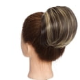 thumbnail image 2 of Fashion Donut Clip-on Dish Hair Bun Drawstring Ponytail Hair Extension Hairpiece Scrunchie Classical, 2 of 6