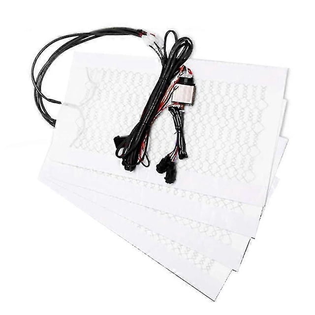 12v Universal 5 Level Round Switch 12v Carbon Fiber Car Heated Heating Heater Pads Winter Warmer Co
