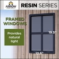 thumbnail image 3 of Arrow Resin Series 6ftx8ft Brown Ash, 3 of 4