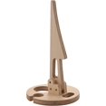 thumbnail image 1 of Outdoor Wine Table With Foldable Round Desktop Wooden Picnic Table Wine Rack Stand Easy To Carry, 1 of 5