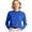02#Blue, variant on Womens 2025 Fall Sweaters Long Sleeve Tops Classic Crew Neck Pullover Sweaters Loose Dressy Casual Basic Clothes Light Purple XL
