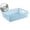 Blue, variant on A4 Paper Trays with Grip Handles, Book Baskets for Library, Plastic Storage Baskets(9.2x6.1x3in)