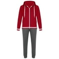 thumbnail image 3 of Dagugfen Fall Winter Sets for Men Gray Sweatpants Long Sleeve Drawstring Zip up Jackets with Hood Casual Outfits, 3 of 6