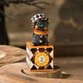 thumbnail image 3 of Bethany Lowe Top Hat Kitty on Block Black Cat Halloween Figure MA3078, 3 of 5