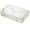 Yellow Handle, variant on Clear Storage Boxes with Lid - A4 Transparent Paper Storage Organiser with Handle and Portable Project Case Organizer for Storing Certificates, Scrapbook, Toys, and Invoices