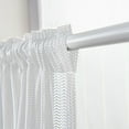 thumbnail image 4 of Lumento Kitchen Curtains Semi-sheer Short Valance Decor Modern Half Window Curtain Rod Pocket Simple Treatment White W:51''x H:16'', 4 of 5