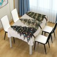 thumbnail image 4 of Yayeee Tablecloths 60" x 108" Rectangle Wrinkle Resistant Party Table Cover, Cartoon Christmas Trees, 4 of 8