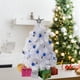 thumbnail image 5 of Adornos navideños, adornos navideños, adornos navideños, mini árbol de Navidad con cuentas flocadas, adorno navideño de escritorio, árbol de Navidad pequeño, paisaje simulado, decorar, 5 of 6