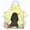 Black, variant on Easter Eggs Poodle White Apron