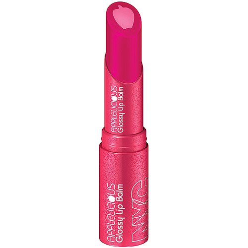 NYC New York Color Applelicious Glossy Lip Balm, 355 Pink, 0.12 Oz