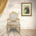 thumbnail image 3 of D Lester, Linda 13x18 Gold Ornate Wood Framed with Double Matting Museum Art Print Titled - Momma Bear and Cub Portrait, 3 of 4