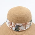 thumbnail image 4 of Seductiva Clearance Sun Hats for Men Women Womens Sun Straw Hat Summer Hat Foldable Roll Up Floppy Beach Hats UV UPF50 Caps Summer Beach Hats 1PC, 4 of 5