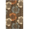 thumbnail image 4 of SAFAVIEH Blossom Heidi Floral Flowers Wool Runner Rug, Brown/Multi, 2'3" x 8', 4 of 10