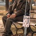 thumbnail image 5 of COEQINE Cow Print Crutch Bag Highland Cow Large Capacity Crutch Storage Bag Medical Crutch Accessories Water-Resistant Walking Cane Pouch Gifts for Friends Family, 5 of 7