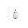 thumbnail image 2 of Sterling Silver Miraculous Medal Pendant - 2.5 Grams - Measures 30x16mm Wide, 2 of 2